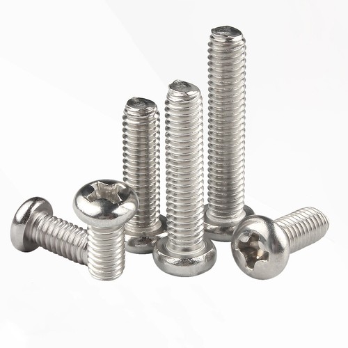 Tornillos de máquina con cabeza de botón redondo Phillips M1-M5 304 pernos de acero inoxidable - Imagen 3 de 9
