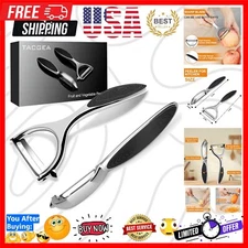 Multi-Purpose Vegetable & Fruit Peelers with Ergonomic Non-Slip Grip - Set of 2