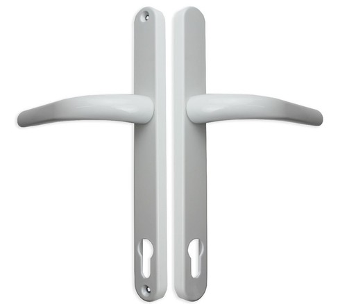 Millenco UPVC Türgriff weiß 117 mm 236 mm Befestigungen  - Bild 1 von 4
