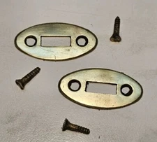 CVA Hawken Sidelock Muzzleloader Rifle Brass Escutcheons W/ Screws (Missing 1(M)