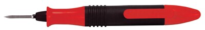 Shaviv Scrape-Burr 400 E400 Blade Scraper in Red Glo-Burr Handle 