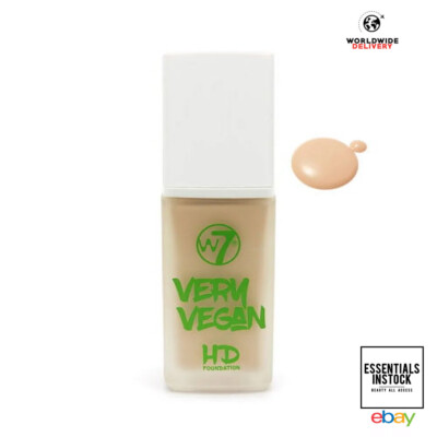 W7 Very Vegan HD Foundation Fresh Beige 32ml