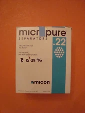 49 Amicon Micropure Centrifuge Filter 42512  .22u spin filters  open box