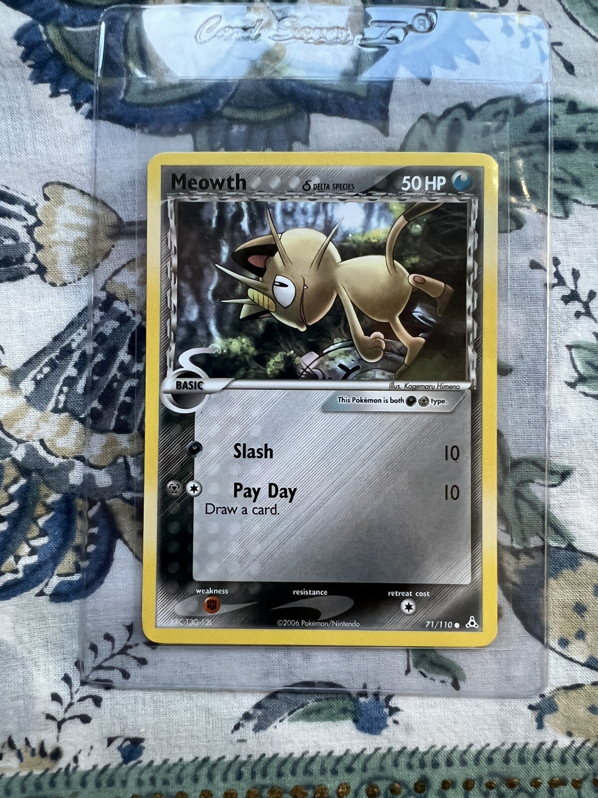 MEOWTH  71/110 EX HOLON PHANTOMS Pokemon Card    NM-MINT Listing B