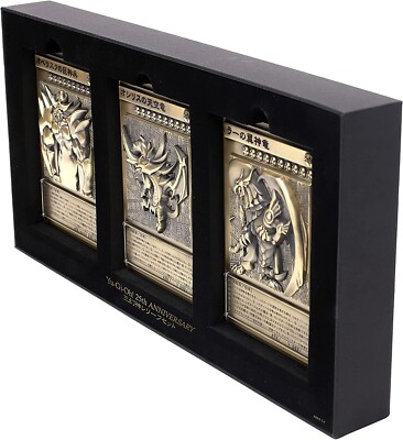 Yu-Gi-Oh Egyptian God Cards Metal Relief Sets Duel Monsters