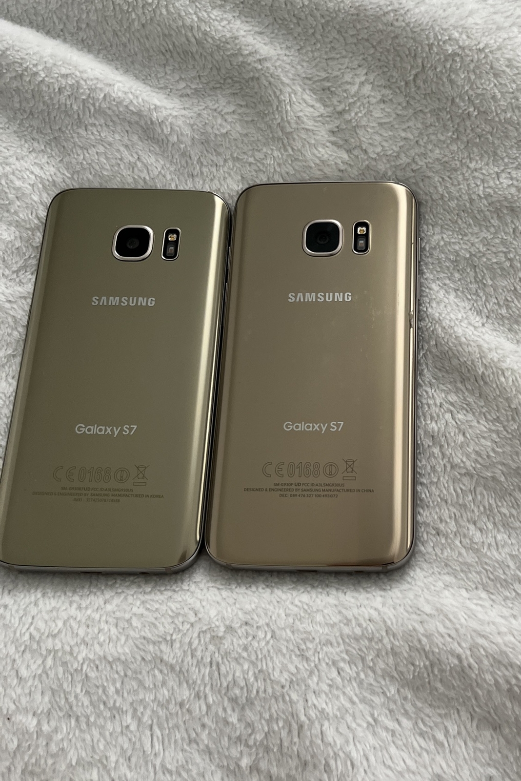 Samsung Galaxy S7 SMG930T 32GB Gold Platinum (Unlocked) Smartphone