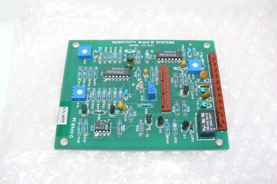 NEW M&W SYSTEMS 44-1001 PCB BOARD RESISTIVITY 228-022-1720