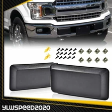 Fit For Ford F150 2018-20 Front Bumper Guards Inserts Pads End Caps Cover Trim