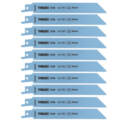 10x BiMetall Säbelsägeblatt S922BF Für Metall Fit Bosch-Dewalt Profi Sägeblätter