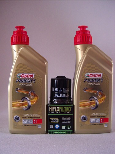 Castrol Power 1 Racing 5W40 Öl + Ölfilter VESPA GTS 125 Super - Sprint  Primavera | eBay