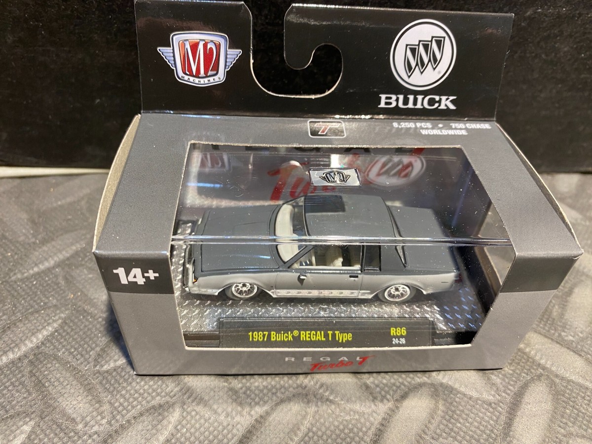 1/64 M2 1987 BUICK REGAL T-TYPE GRAY AND SILVER | eBay