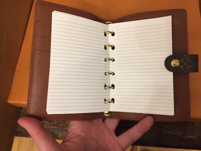 2026 fits Louis Vuitton LV PM Agenda: Tabbed Insert Calendar