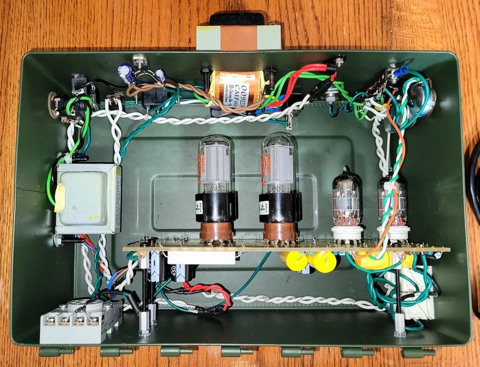 5E3 Deluxe Clone - Ammo Can - 15 Watts - Tube Amplifier Complete (Head) - Image 2 of 4