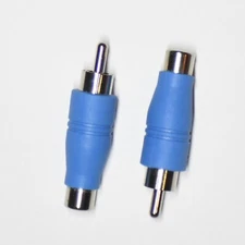 2 pcs - RCA Male-Female InLine Attenuator CCTV Video Audio 150 Ohm 1/4W Resistor