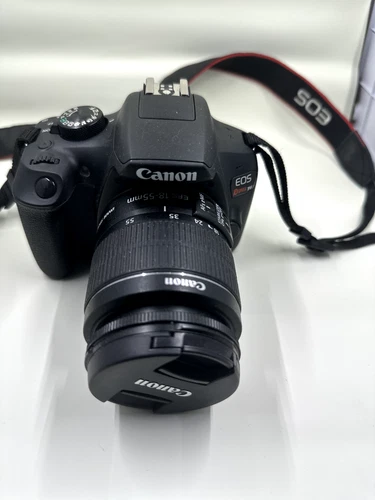 Canon EOS Rebel T6 18.0MP DSLR Camera /W 2 Lenses 75-300 & 18-55mm Bundle 