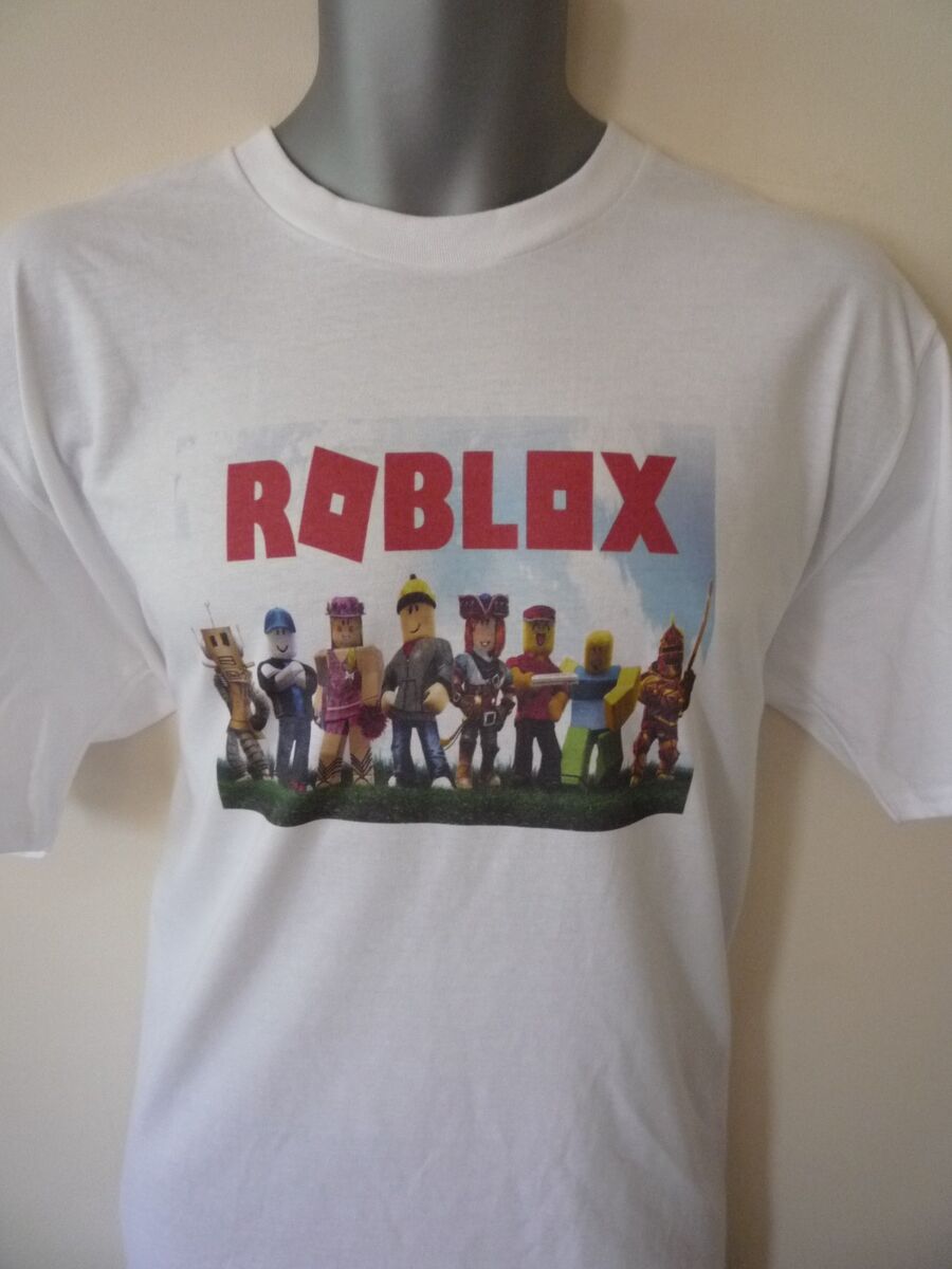 Roblox T-shirt Kids Unisex Tee Roblox Character Gaming T-shirt 