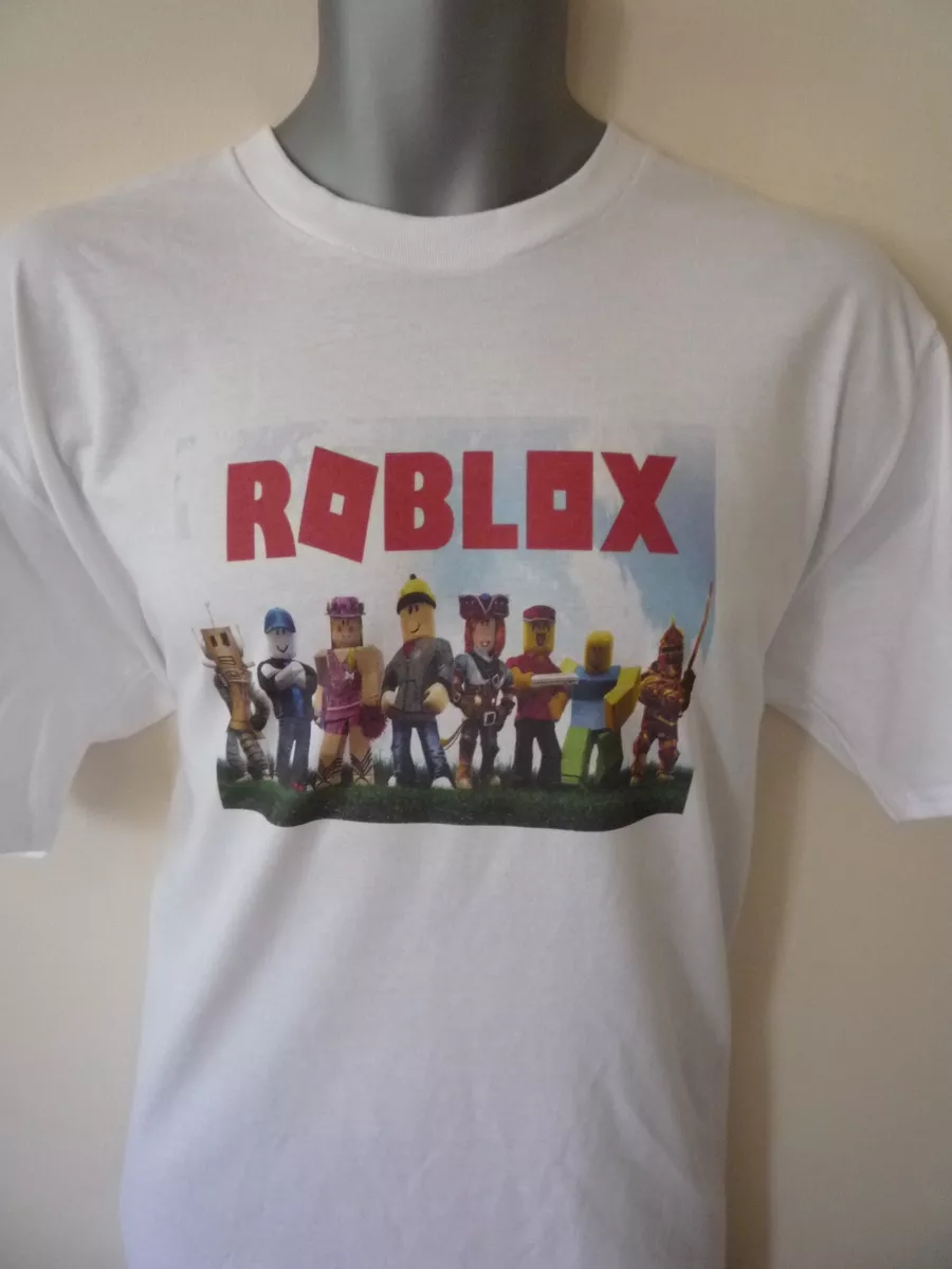 ROBLOX CHARACTER DESIGN T-SHIRT GAMING GAMER XBOX BOYS GIRLS ADULT