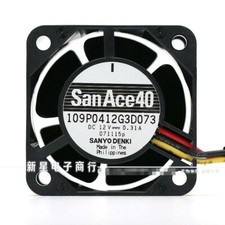 SANYO 109P0412G3D073 4028 12V 0.31A 4CM server cooling fan
