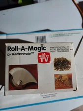 Roll-A-Magic Handheld Slice Dice and Tenderizer In Box