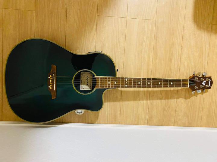 Electric Acoustic Guitar Legend LMB-25 Green Made in Korea S Electric Acoustic Guitar Legend LMB-25 Green Made in Korea S