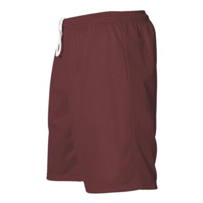 Alleson Athletic Jersey Shorts Youth Maroon Mesh Lining Size L