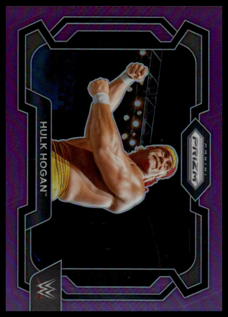 2024 Panini Prizm WWE Hulk Hogan #70 Purple Prizm 43/149