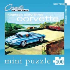 1963 Corvette 100 Piece Mini Jigsaw Puzzle Nypc New 1963 Corvette 100 Piece Mini Jigsaw Puzzle Nypc New
