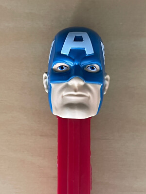 PEZ - Spender mit Fuß / Captain America / MARVEL / leer