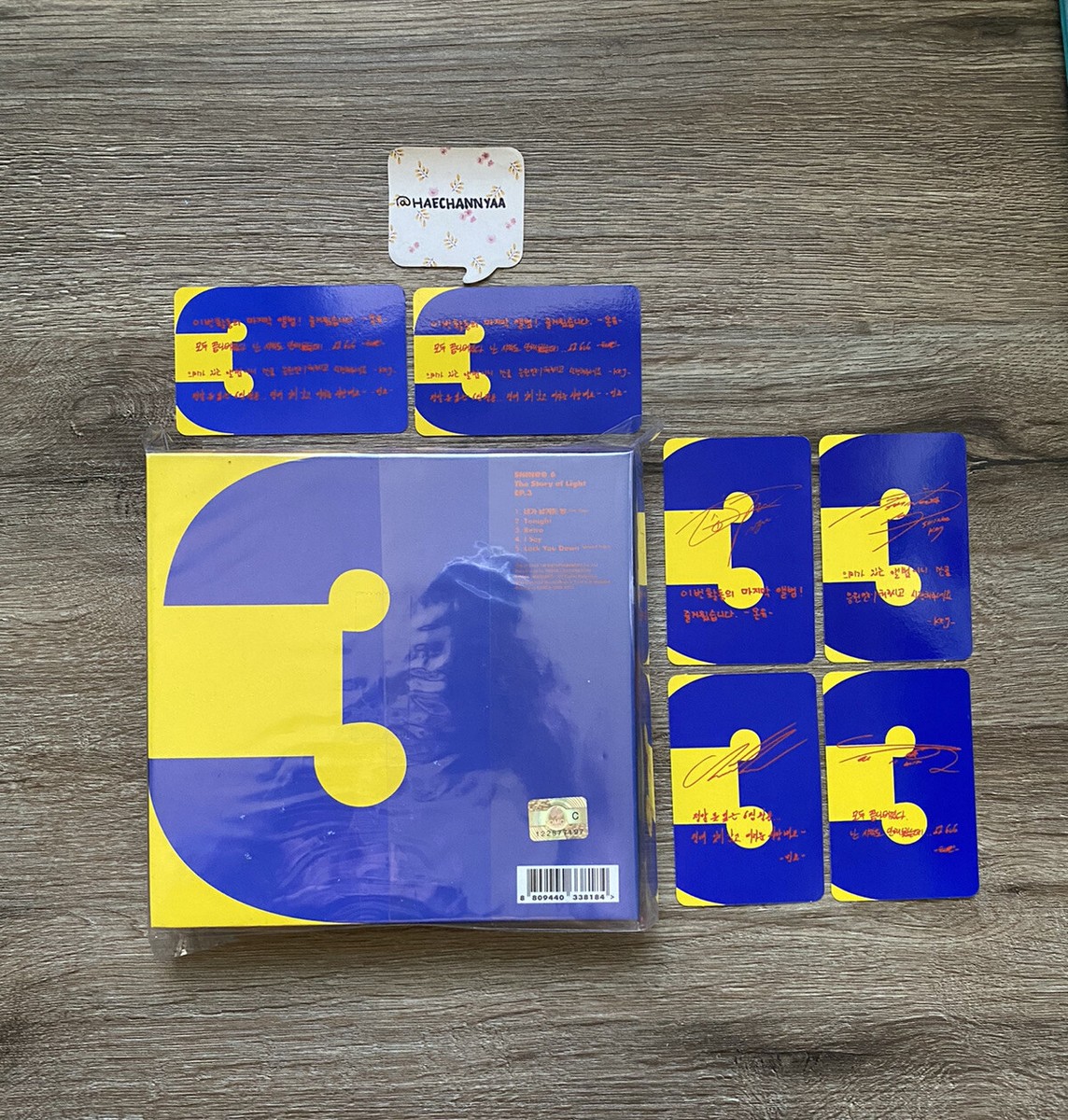 SHINee The Story Of Light EP 3 Official Album + Photocard Set