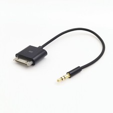 20cm For iPod Dock Connector to 3.5mm Stereo Input Adapter Plug for iphone 4s