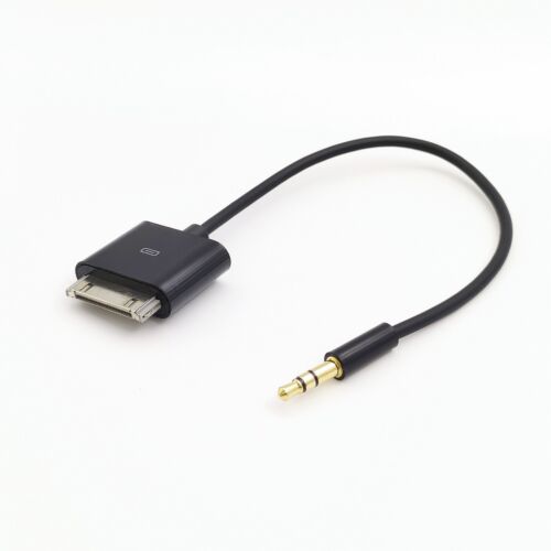 20cm For iPod Dock Connector to 3.5mm Stereo Input Adapter Plug for iphone 4s - Afbeelding 1 van 6