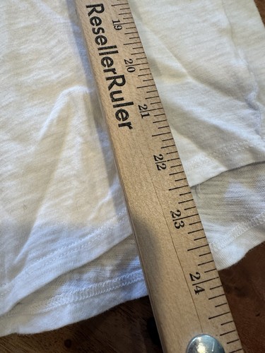 GAP Women's Casual Sleeveless Summer Cotton Tank Top Ivory Beige Embroidery L - Picture 4 of 8