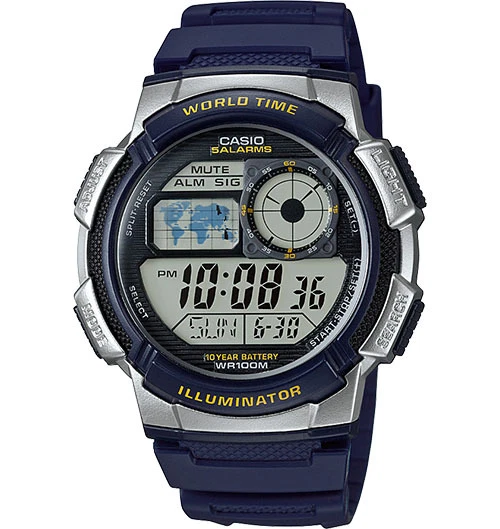 Casio 5 hotsell alarms wr100m