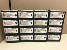 LOT of 4 SETS Sealed Genuine Lexmark C544 Toner Cartridge C544X1KG C544X1CG MGYG