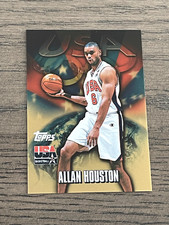 2000 Topps Team USA Basketball Gold Allan Houston #49