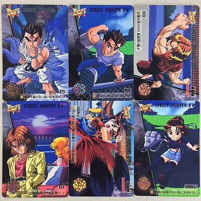 Street Fighter II V Carddass 36 Regular Cards Complete Set Street Fighter II V Carddass 36 Regular Cards Complete Set