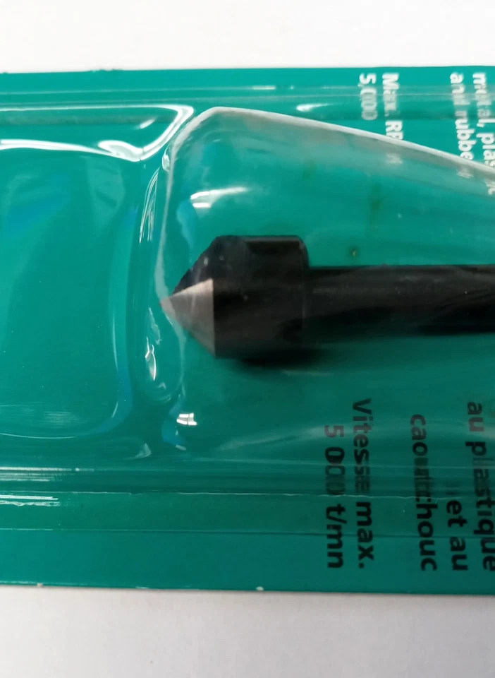 Wolfcraft 2501405 avellanador de 1/2" hecho en Alemania con vástago de 1/4" Foto 3 de 4