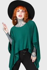 Killstar Celestial Bodies Top Shirt 3Xl-4Xl Green Top Misc Long Sleeve Women New