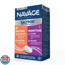 Navage Daytime and Nighttime SaltPods 30-Packs 15 Each Variety - Salt Pod R