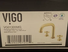 Vigo VGO1305MG-Bathroom Sink Faucet