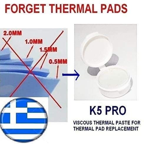 K5 PRO 20g & K4 PRO 10g Thermal Paste and Putty Pad Replacement Set Compatibl... - 第 5/5 張圖片