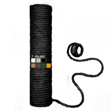 XRzitky Natural Sisal Rope for Cat Scratcher, 1/4 Inch 65FT Sisal Rope for Ca...
