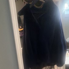 Fur Blue Short Jacket M/L Unisex Adults Full ...