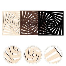 3Pcs Wooden Wall Rustic Style Wall Art Decor Home Office Decoration