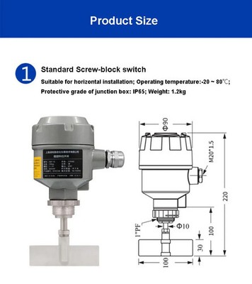 Explosion Proof Rotary Level Switch | High Temp 24V 220V Flange Thread Type new