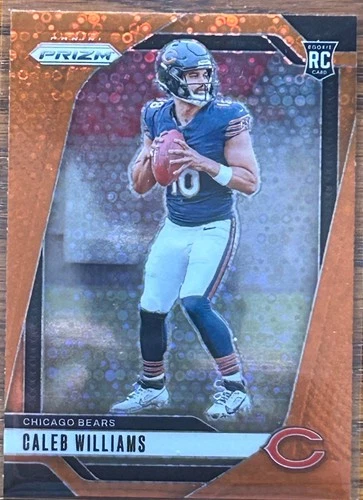 2024 Panini Prizm - Caleb Williams Disco Prizm ROOKIE CARD (RC) COLOR MATCH MINT