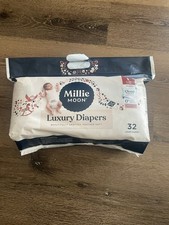 Millie Moon Luxury Diapers, Size 1, 32 Count