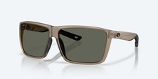 Costa Del Mar Rincon II Matte Brown Smoke/Gray 580G Polarized 64 mm Sunglasses