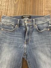 Womens Express Mid-rise Bootcut Jeans Size 4R/4R Denim 