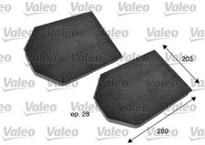 Innenraumfilter VALEO PROTECT 698791 Aktivkohlefilter für A8 AUDI 4D2 4D8 D2